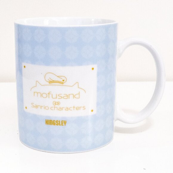 Mofusand Sanrio Hello Kitty Mug Kingsley Cafe Limited Edition Promotional Rare - Picture 2 of 5